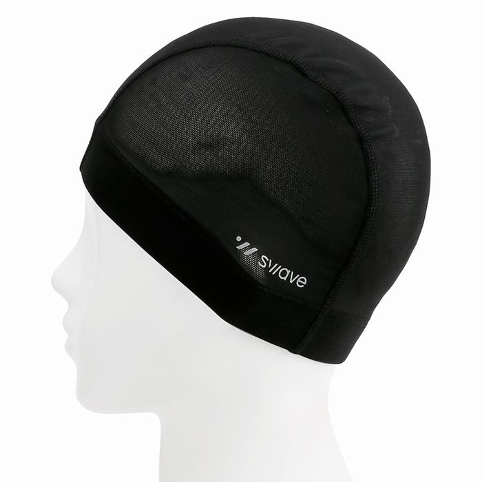 [SF1USC002] Basic Mesh Swim Cap Black