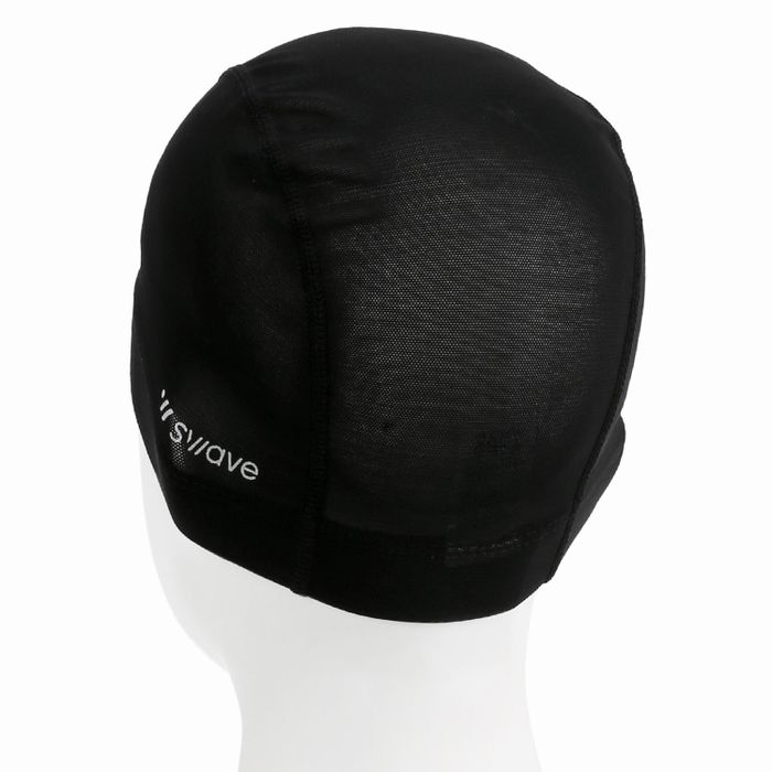 [SF1USC002] Basic Mesh Swim Cap Black