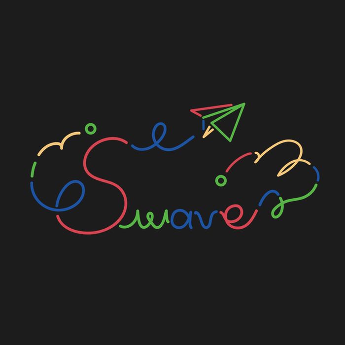 SWAVE Colorful Swave Silicone Swim Cap Black