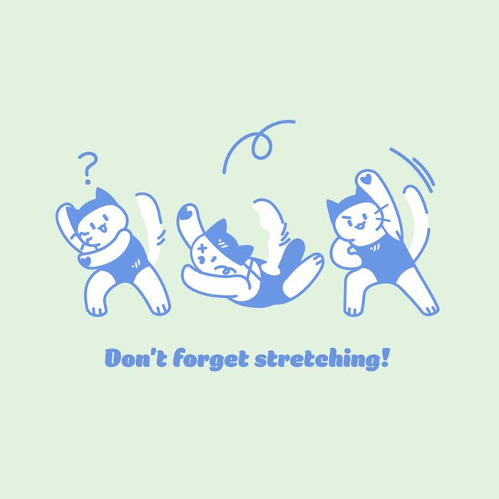 [SF1USC009] Stretching Cat Silicone Swim Cap Pale Mint