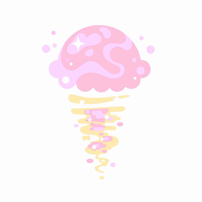 SWAVE Sunset Soft Cone Silicone Swim Cap White