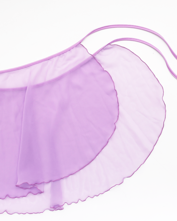 [SWD1WB002] Chiffon Wrap Cover-Up Violet