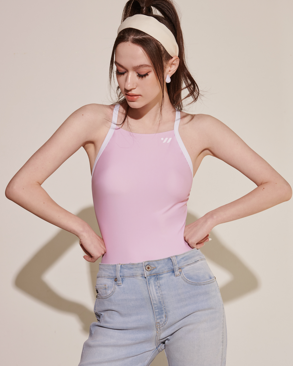 Serenity Cross A 背泳衣 深綠色