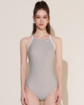[SWD1WS002] Serenity Cross A-back Swimsuit Light Gray