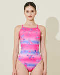 [SWE1WS020] Martini & Margarita Double Cross Back Swimsuit Pink